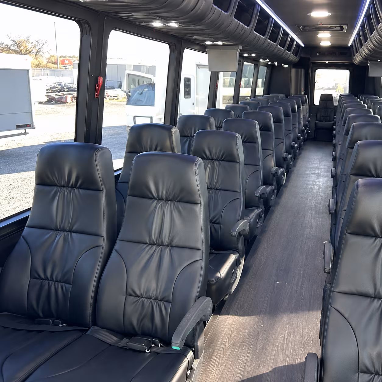 25 passenger minibus interior