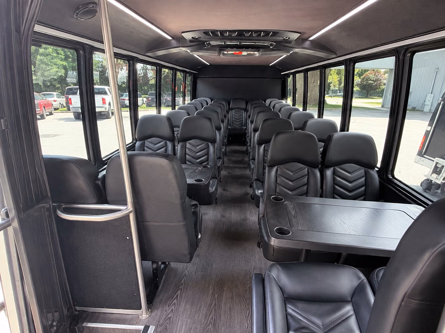 arvada 18 passenger minibus inside