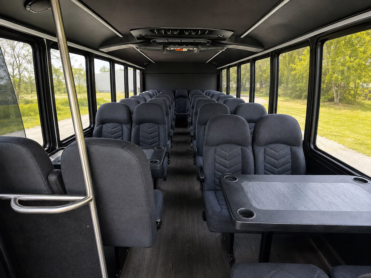 arvada 20 passenger minibus inside