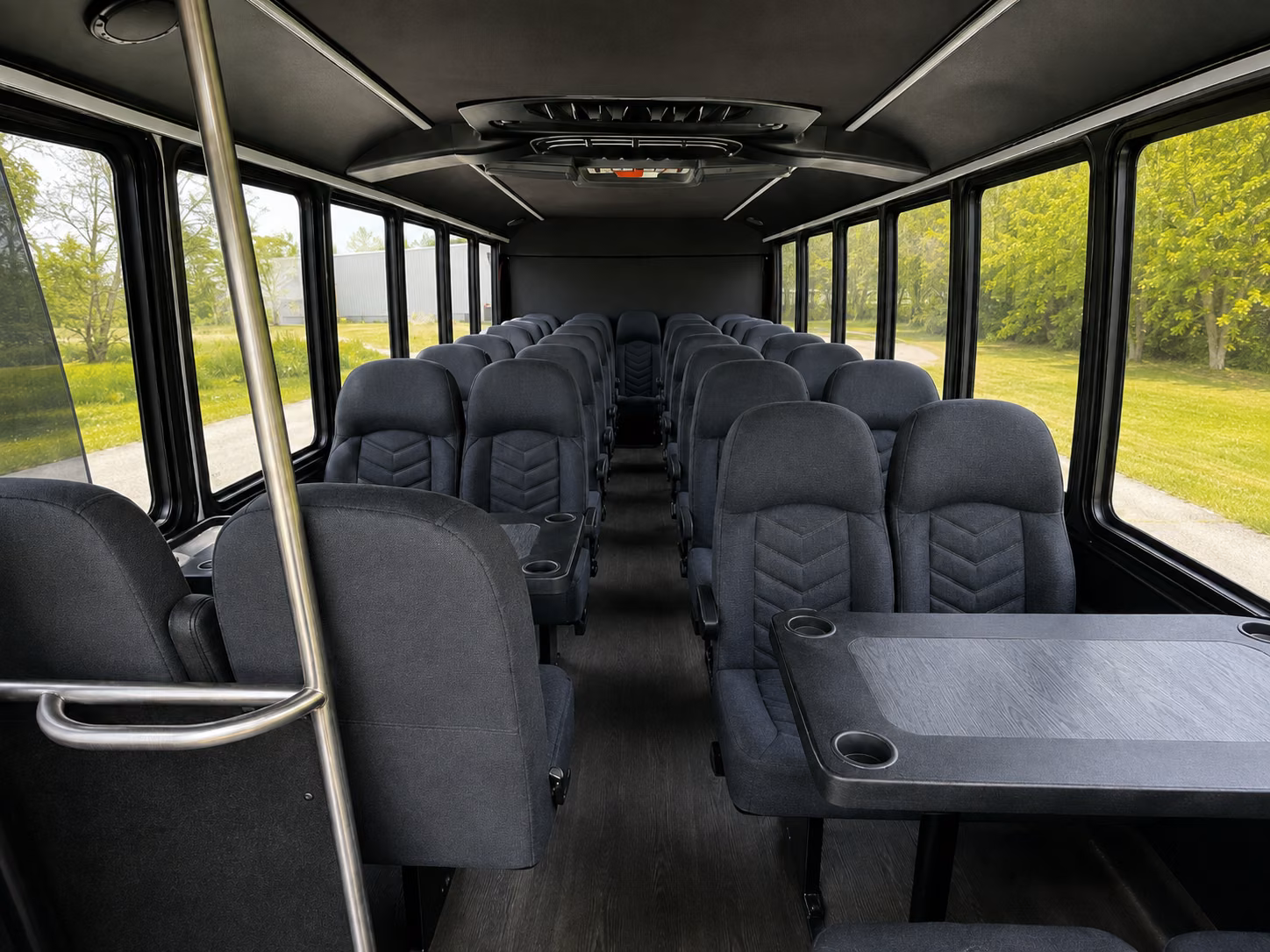 arvada 20 passenger minibus interior