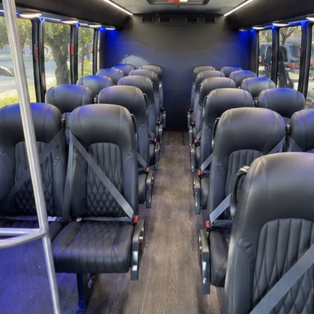 arvada 25 passenger minibus inside