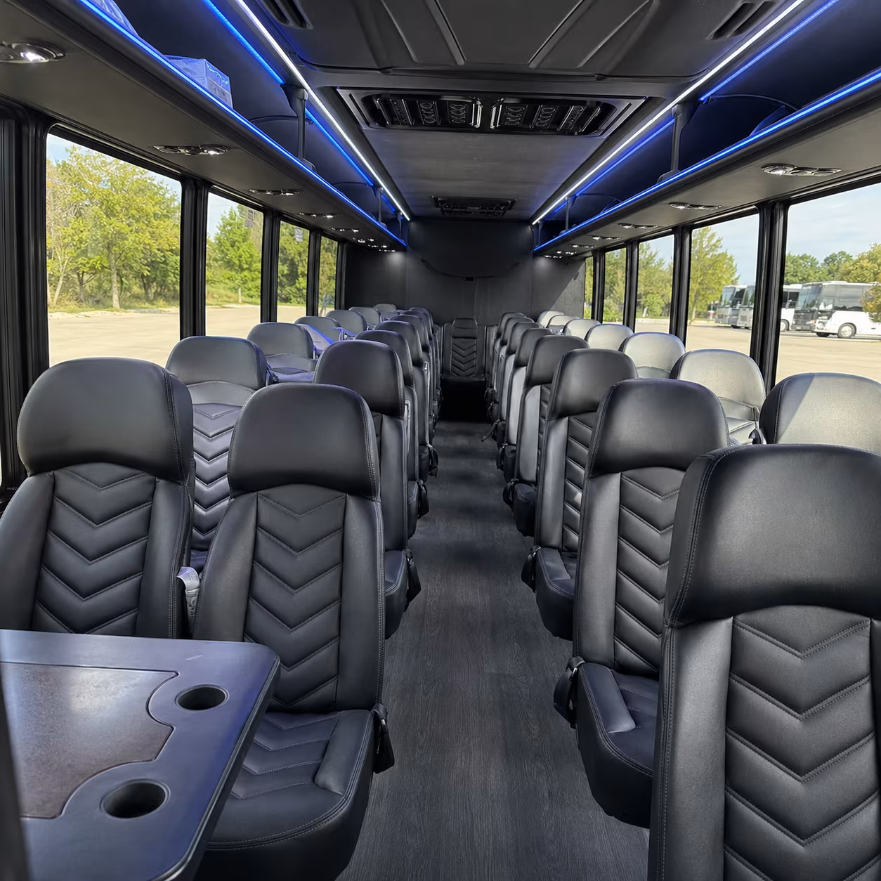 arvada 28 passenger minibus inside