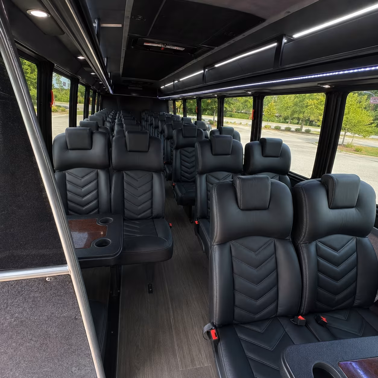 arvada 30 passenger minibus inside