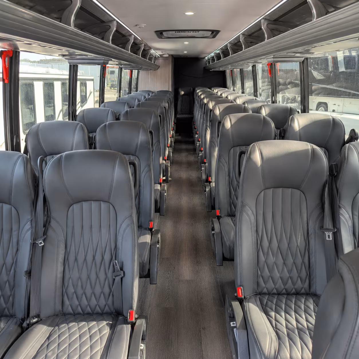 arvada 30 passenger minibus interior