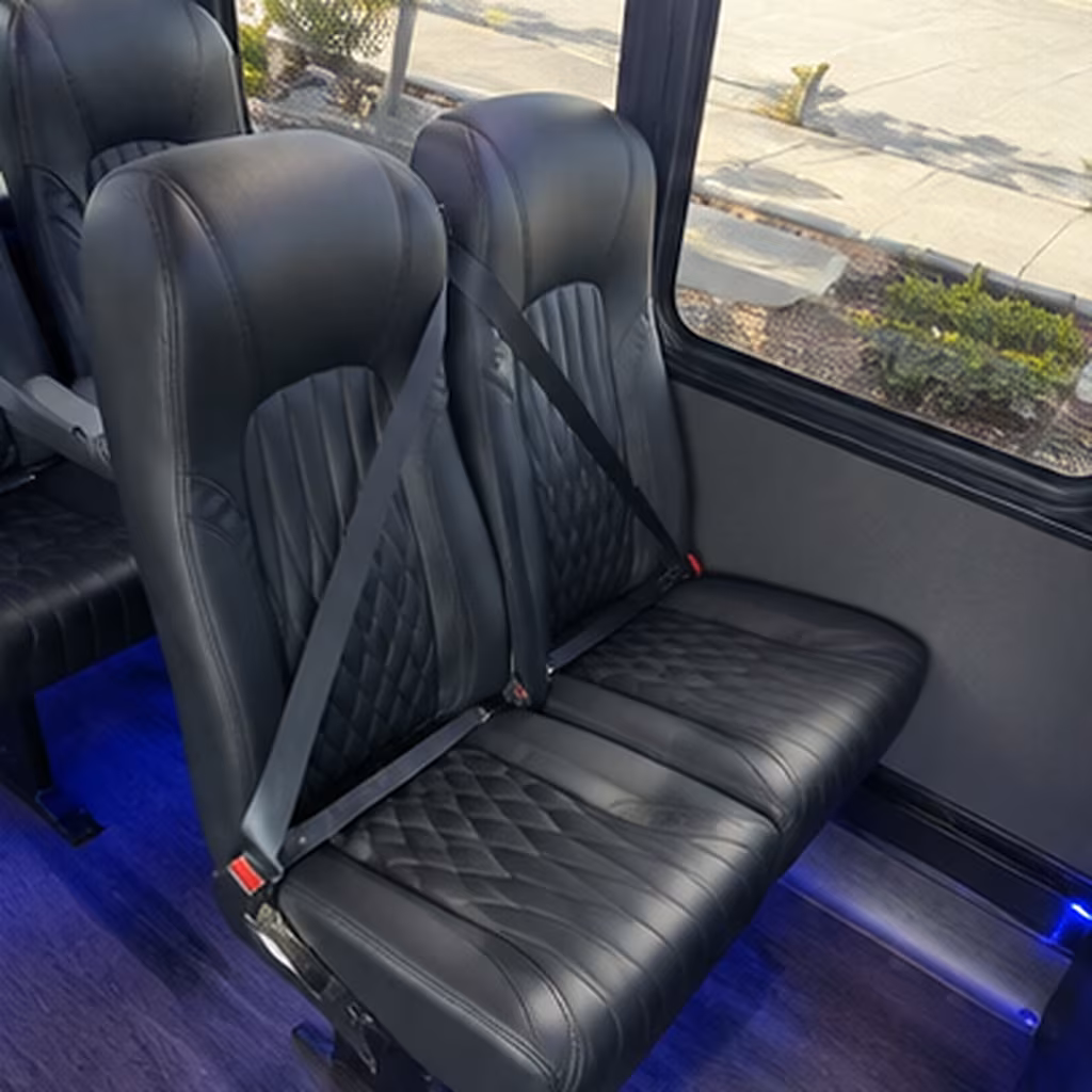 arvada 35 passenger minibus inside
