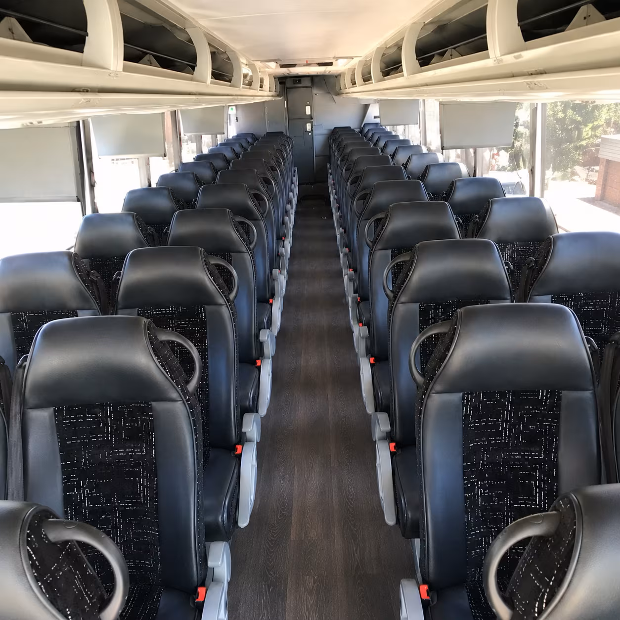 arvada charter bus interior