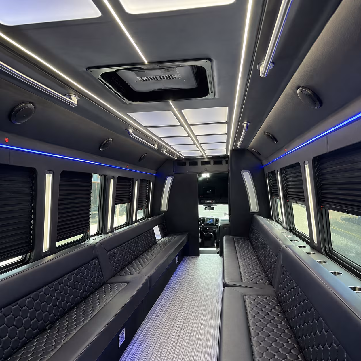 arvada party bus interior