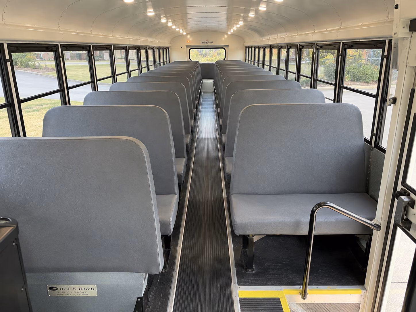 arvada school bus inside